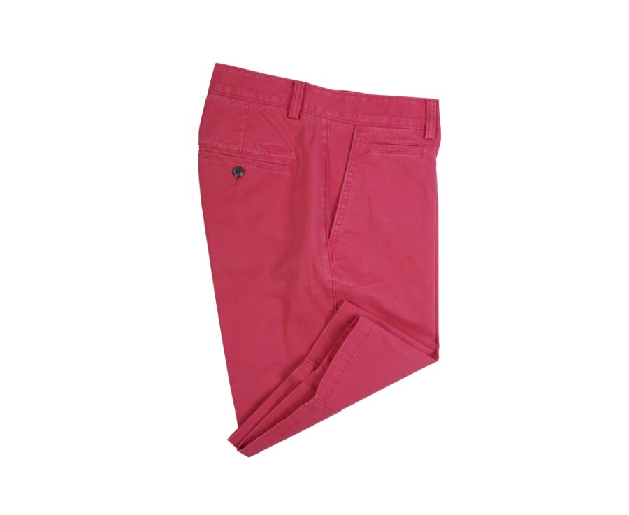 Bermuda chino para hombre Frambuesa brillante - BARRY