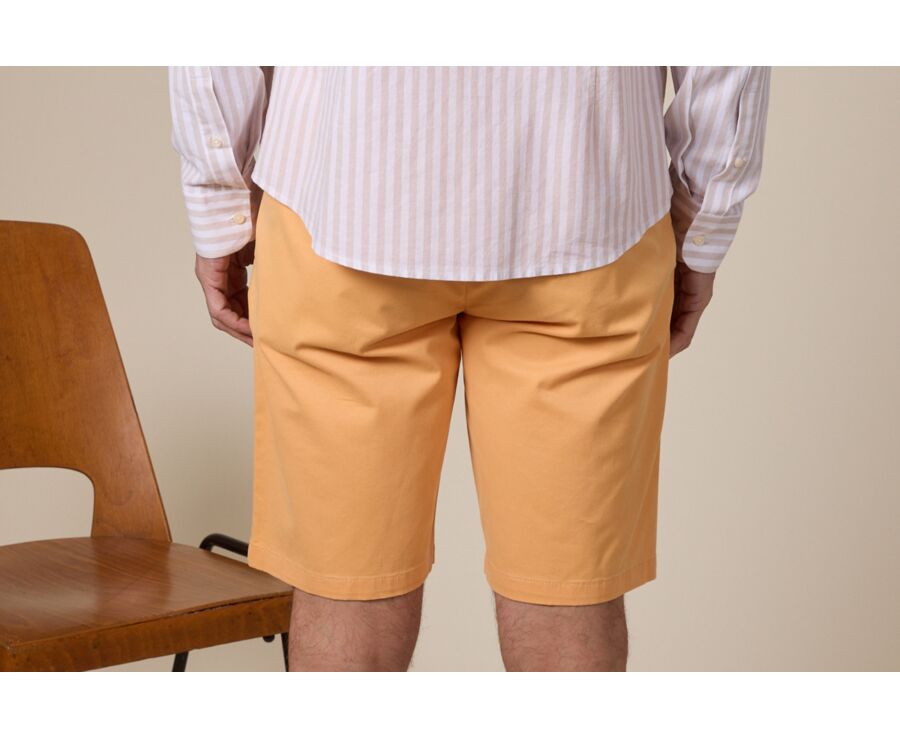 Bermuda chino hombre Naranja Pálido - BARRY