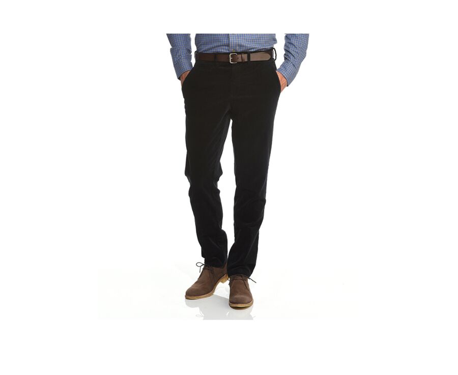 Pantalón chino de pana para hombre Azul oscuro Norman | Bexley Pantalón chino de pana para hombre Azul oscuro Norman | Bexley