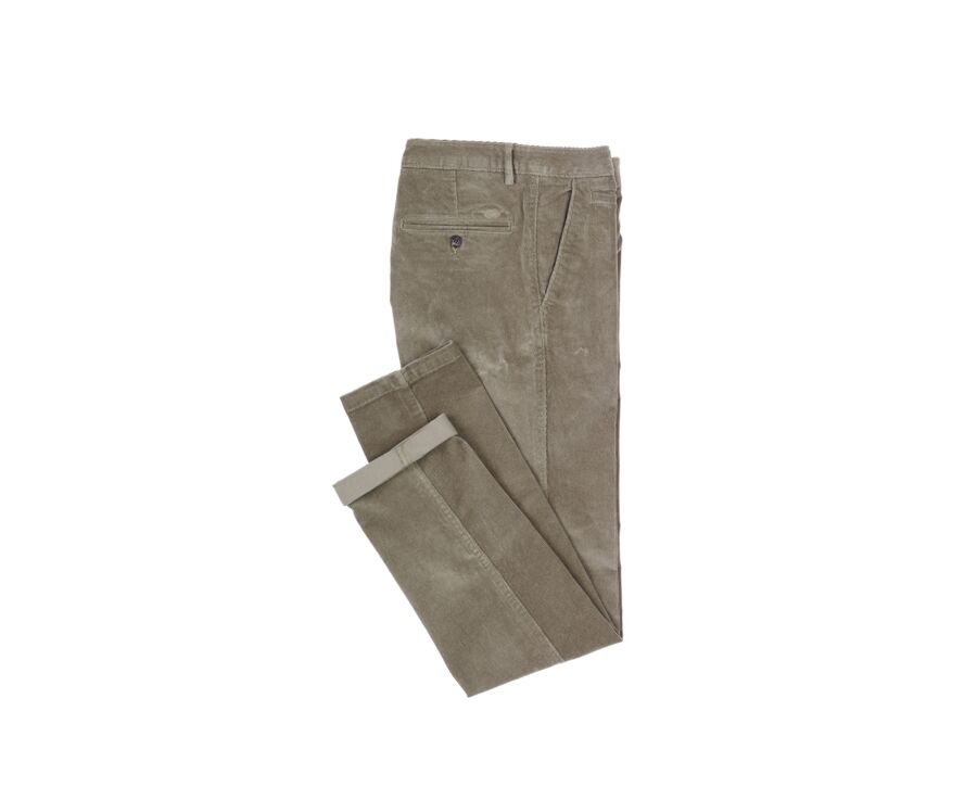Pantalón chino de pana Verde Salvia para hombre - NORMAN