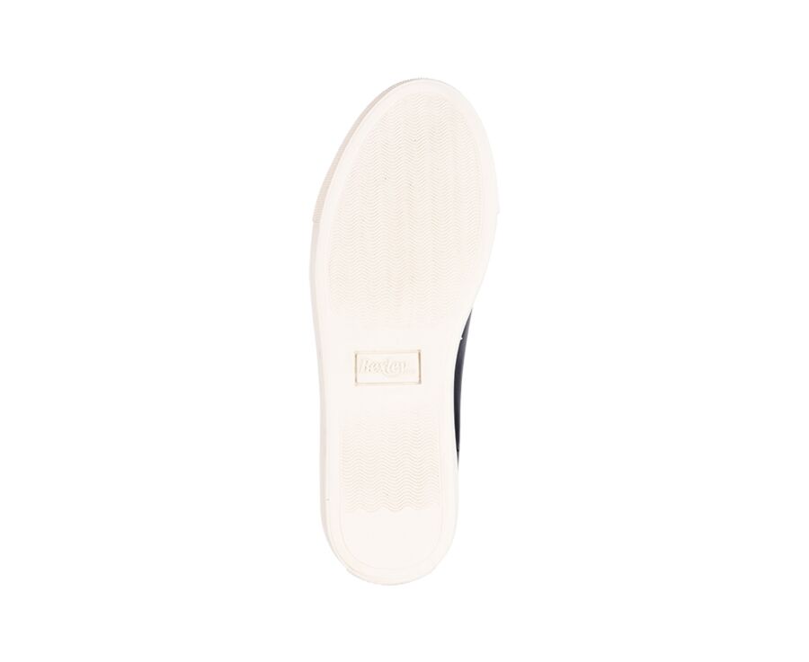 Deportivas hombre piel Navy patinado - INGLEWOOD