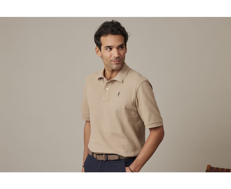 Polo beis para hombre - GARETH