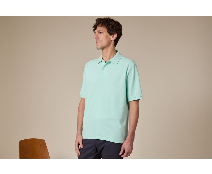 Polo para hombre Verde pálido - GARETH