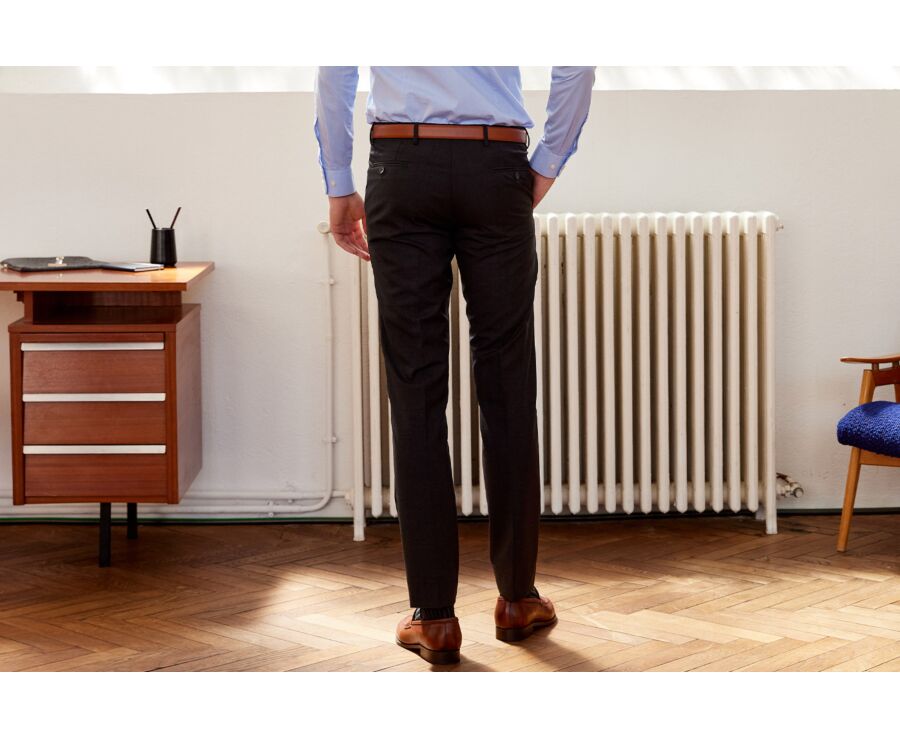 Pantalón de traje Gris antracita para hombre - LAZARE