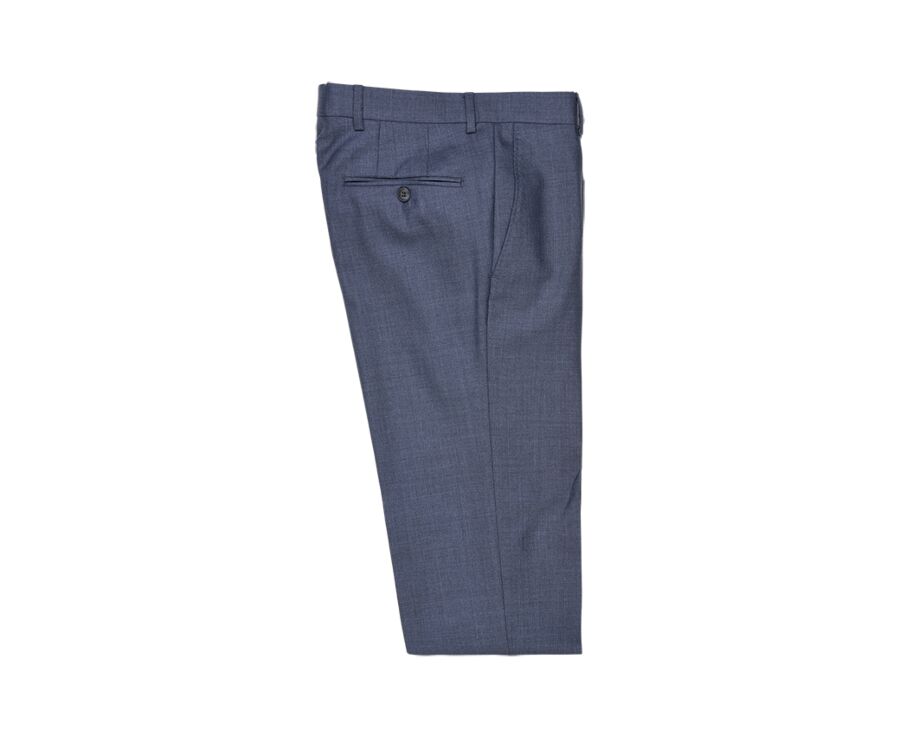 Pantalón de traje de hombre Azul jaspeado - LAZARE