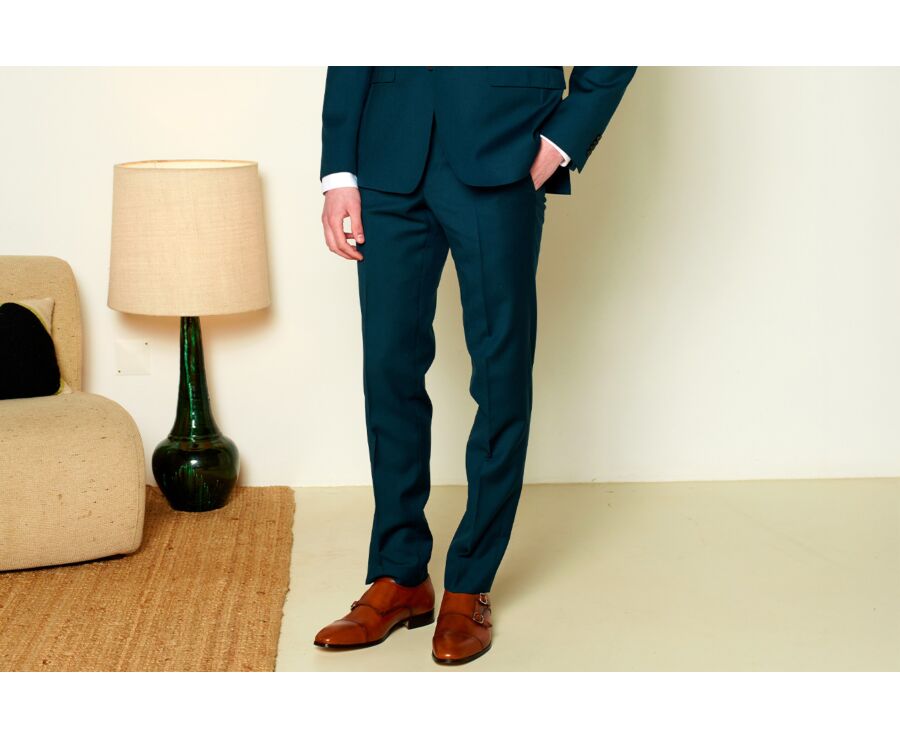 Pantalón de traje Botella Verde para hombre - LAZARE