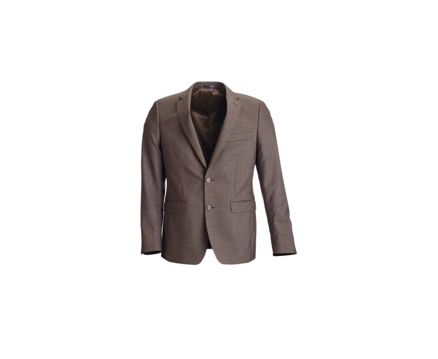 Chaqueta de traje Marrón moteado para hombre - LAZARE