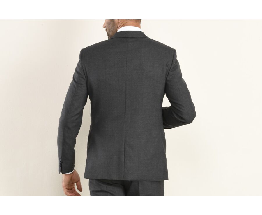 Chaqueta de traje Gris Oscuro moteado para hombre - LAZARE