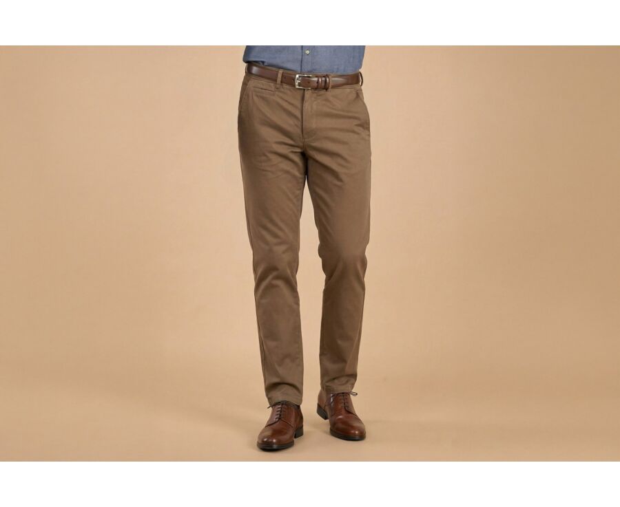 Pantalón chino hombre Chocolate - NIGEL II