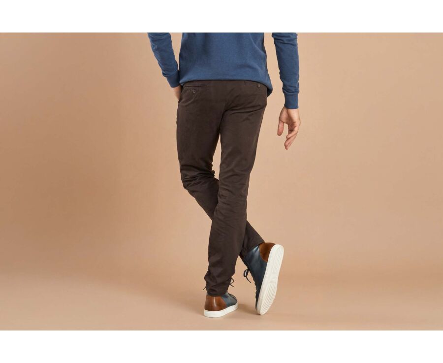 Pantalón chino para hombre Pardo oscuro - NIGEL II