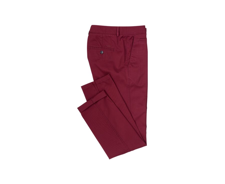 Pantalón chino para hombre Rojo Oscuro - NIGEL II