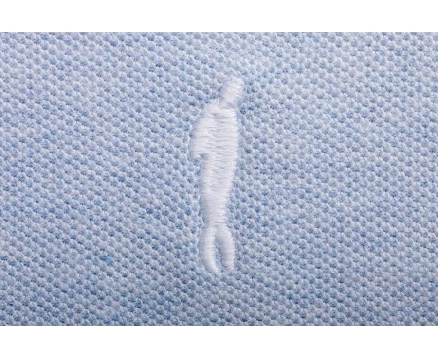 Polo Hombre Celeste moteado - ANDY II