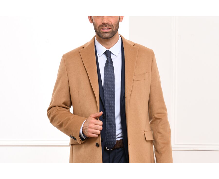 Corbata Hombre de seda Azul petróleo micropuntos Azul Marino