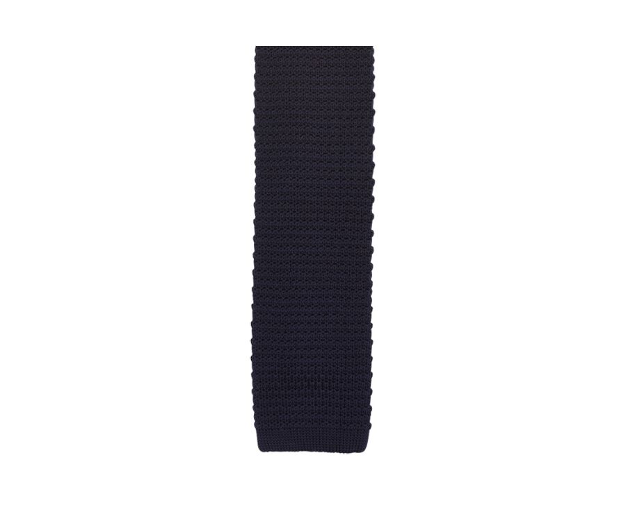Corbata de punto para hombre Azul marino