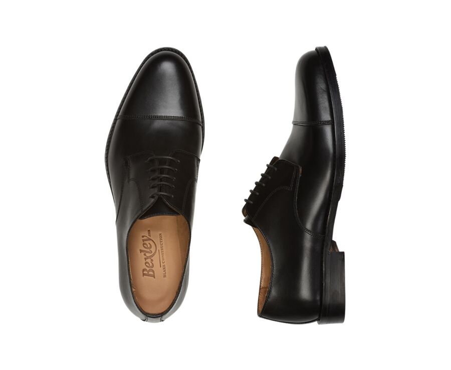 Zapatos derby negros para hombre con suela de cuero - MAYFAIR CLASSIC PATIN