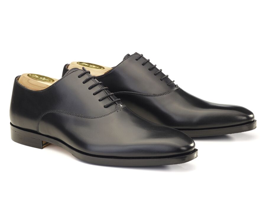Zapato Oxford para hombre Suela de piel con patín Negro - TREMEZZO PATIN
