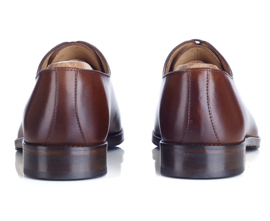 Zapatos Oxford de piel hombre Castaños patinado - PETER PATIN