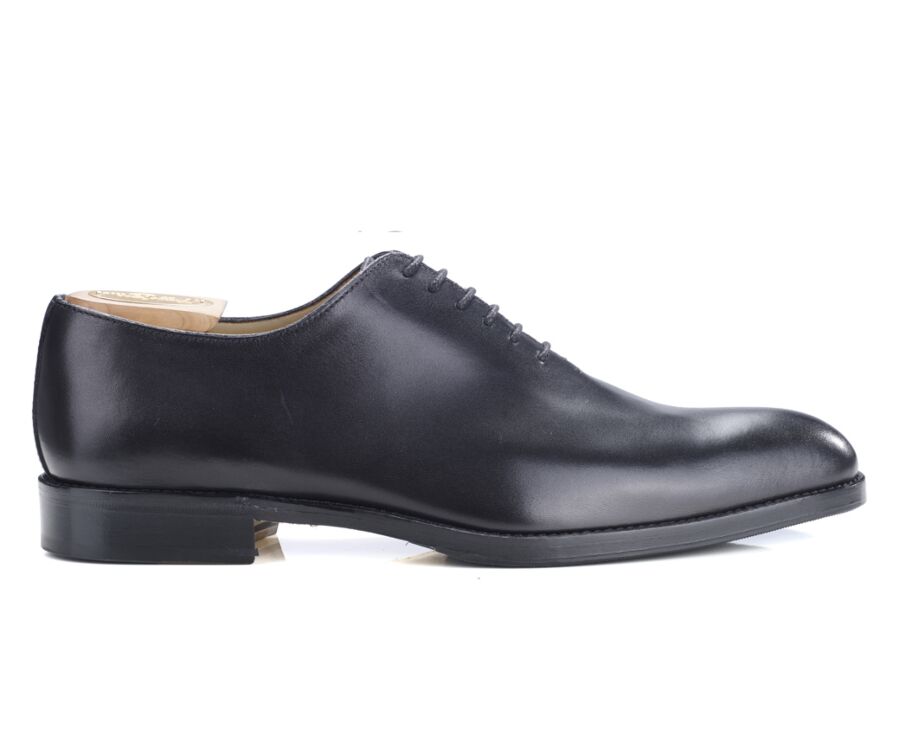 Zapatos Oxford para hombre Negro Suela de piel con patín - PETER PATIN