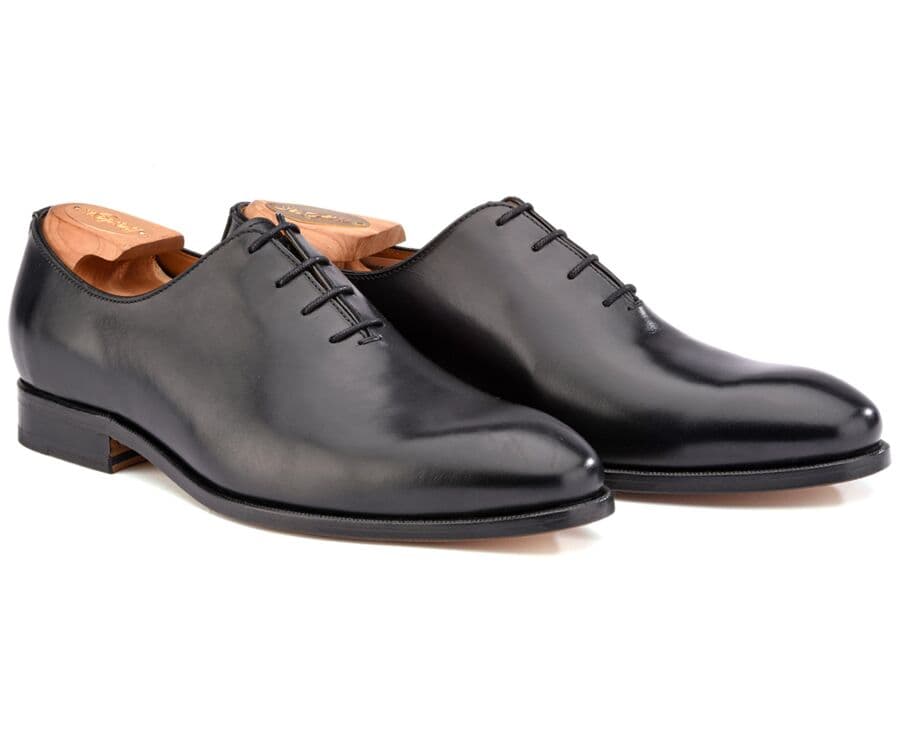 Zapatos Oxford hombre negro con suela de piel - RICKFORD