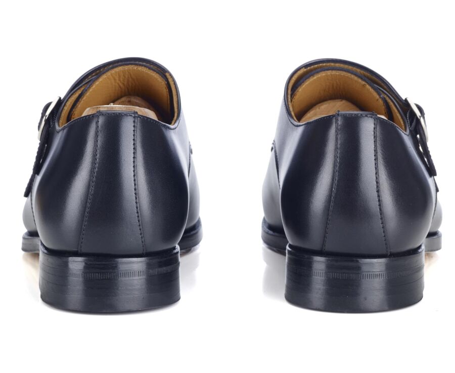 Zapatos negros de hombre con doble hebilla - CHIGWELL