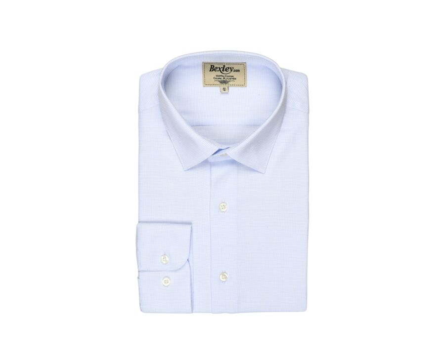 Camisa de popelina tejida blanca - FIACRE