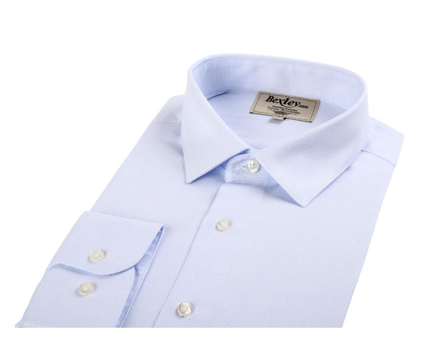 Camisa de popelina tejida blanca - FIACRE