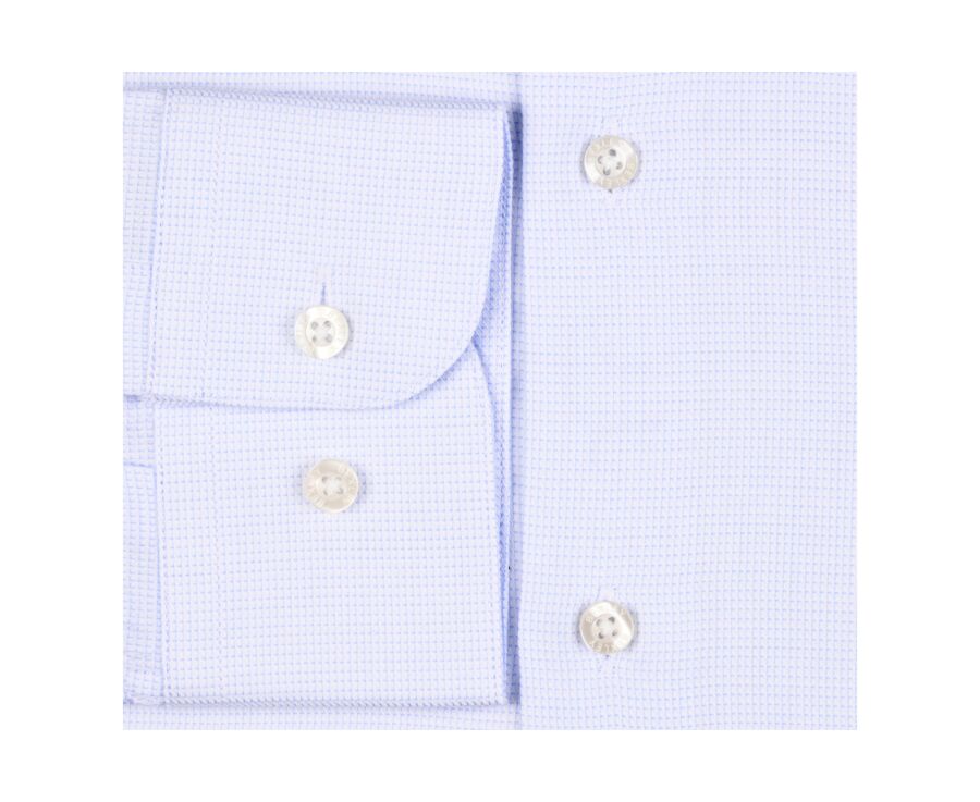 Camisa de popelina tejida blanca - FIACRE