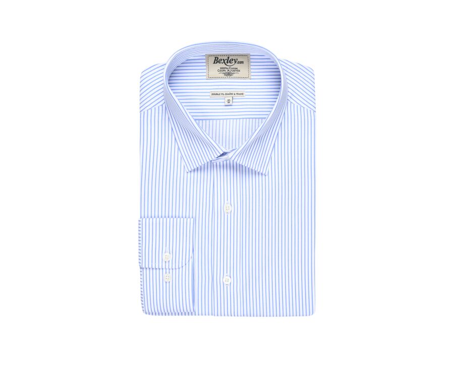 Camisa blanca azules Geoffroy | Bexley