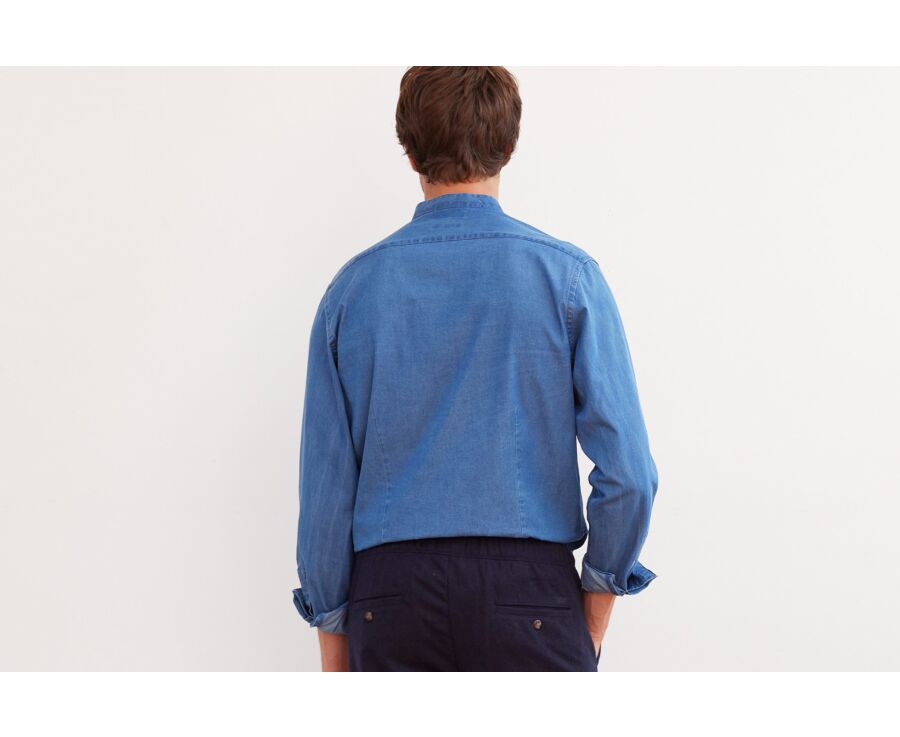 Camisa vaquera denim Indigo - Cuello oficial - JOSEPH