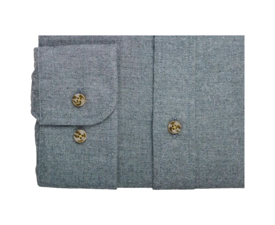 Camisa de franela Verde Tila - Bolsillo en el pecho - ALEXANDER