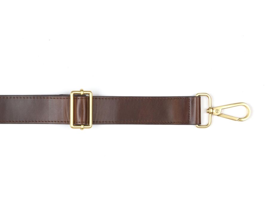 Maletín de cuero para hombre con bandolera Chocolate - KARLINGTON III