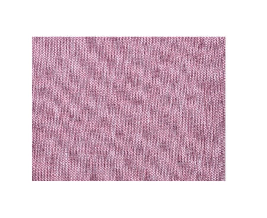 Camisa de algodón y lino Rosa Viejo - Cuello Francés - SILBERT