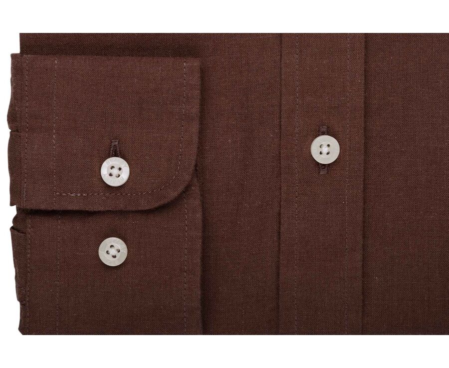 Camisa para Hombre - Chambray Moca - SILBERT