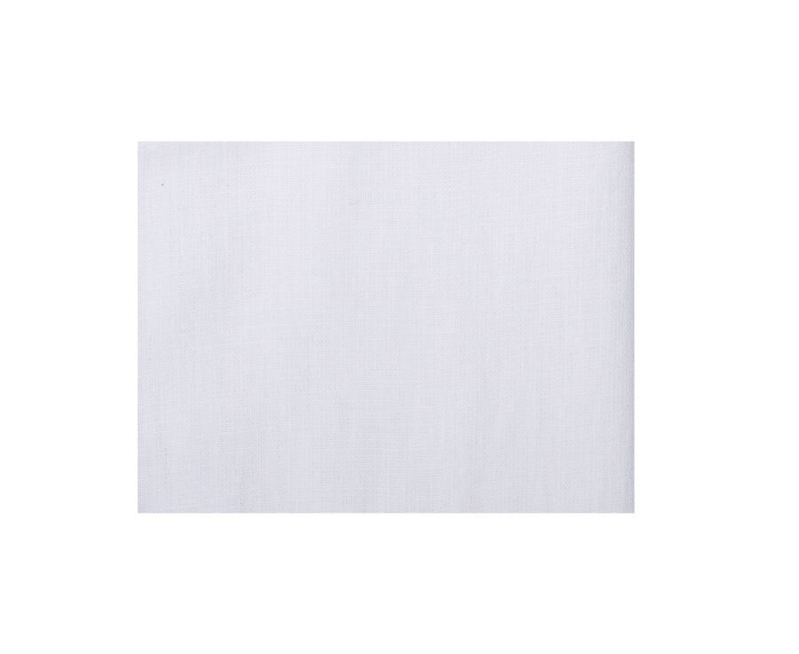 Camisa de lino/algodón Chambray Blanco  - Corte estándar - COLTEN MC