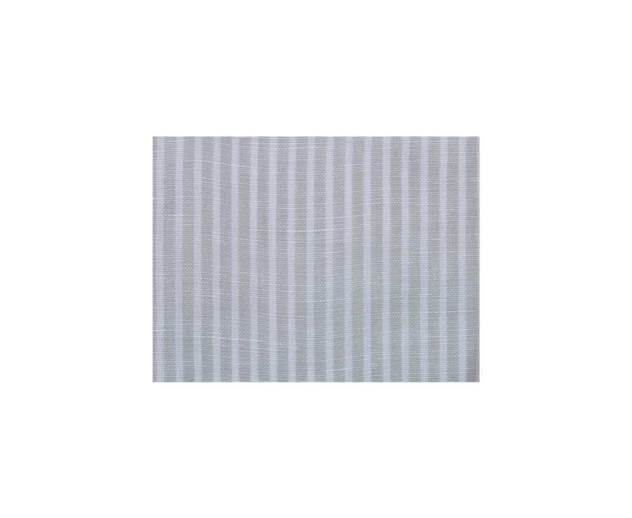 Camisa de lino y algodón Chambray Verde tila y Blanco - Bolsillo en el pecho - COLTEN MC