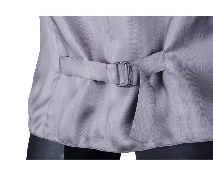 Chaleco de traje hombre Topo moteado - LAZARE