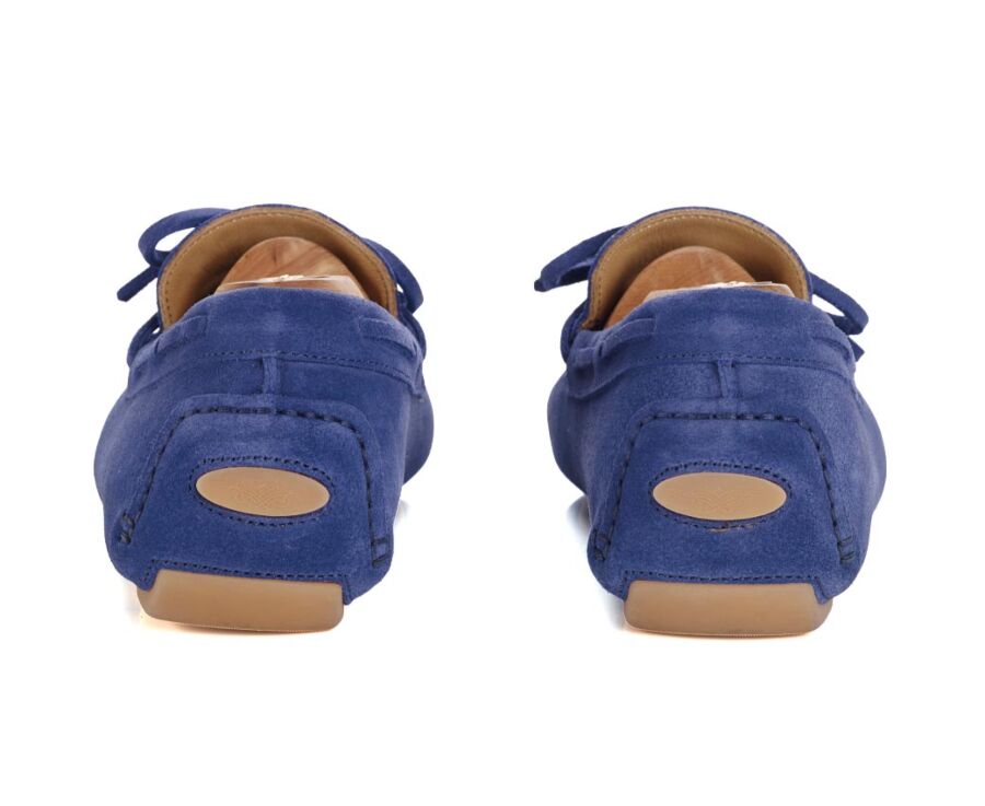 Mocasín de verano para hombre de piel Azul Océano - DELTONA