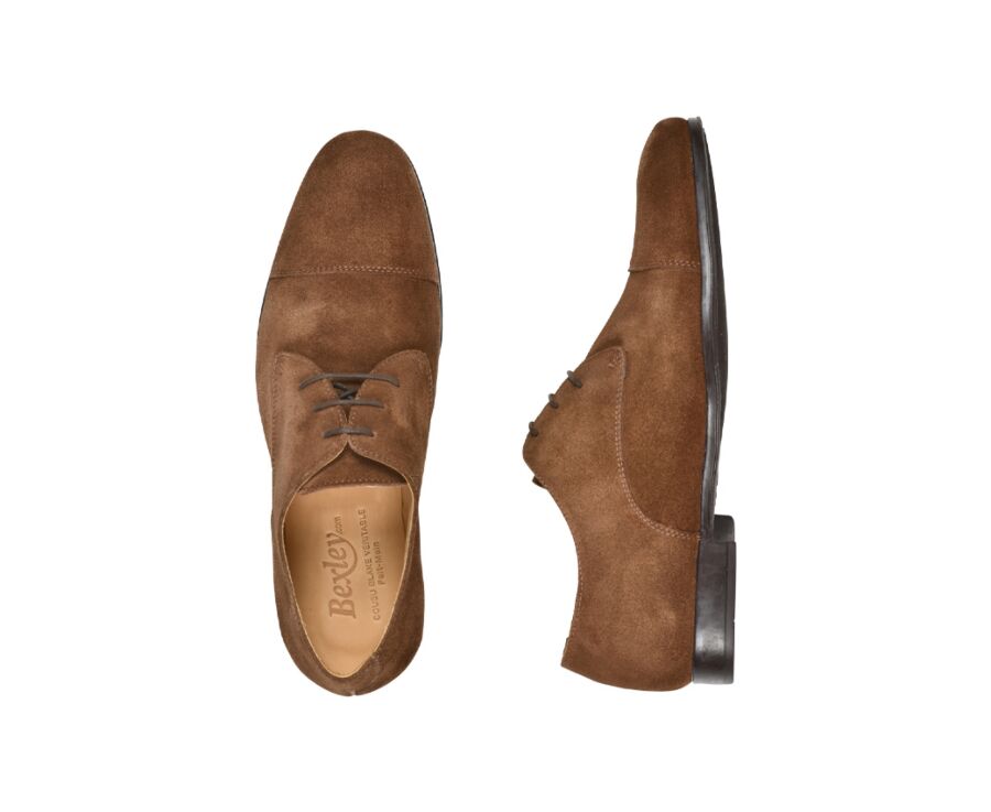 Zapatos Derby de hombre suela de goma de terciopelo Habana - DERNOX GOMME URBAN