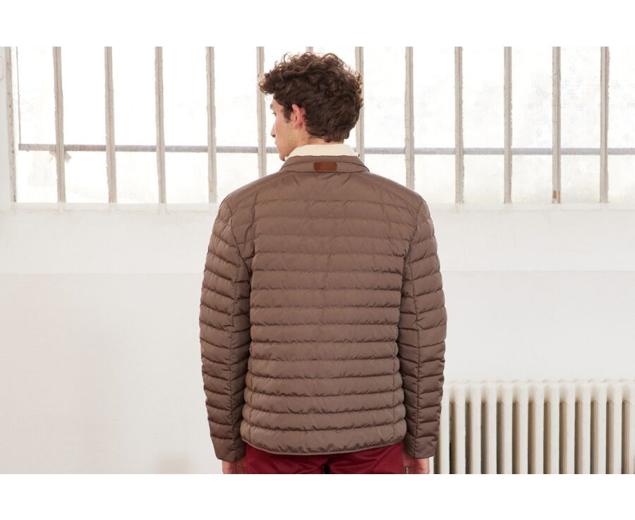 Chaqueta acolchada ligera de invierno para hombre Marrón Claro - SVEN III