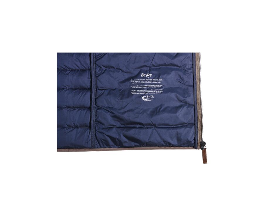 Chaqueta acolchada ligera de invierno para hombre Marrón Claro - SVEN III