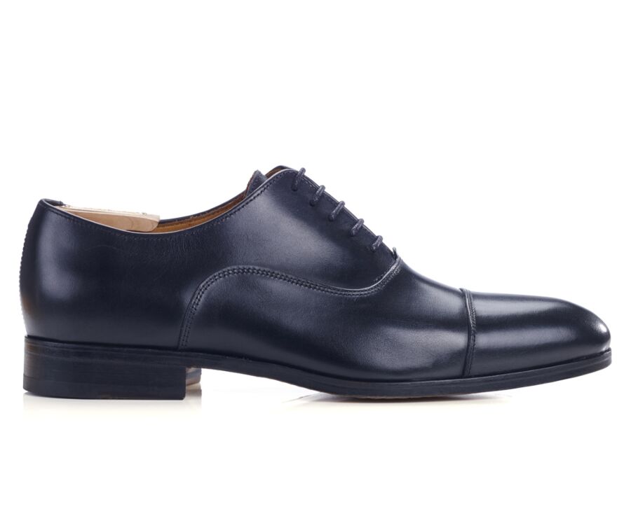 Zapatos Oxford negro con suela de piel Rickford | Bexley