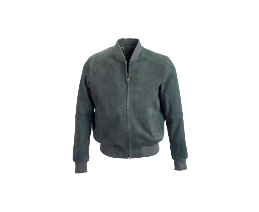 Chaqueta de cuero Verde oscuro para hombre - SEAN II