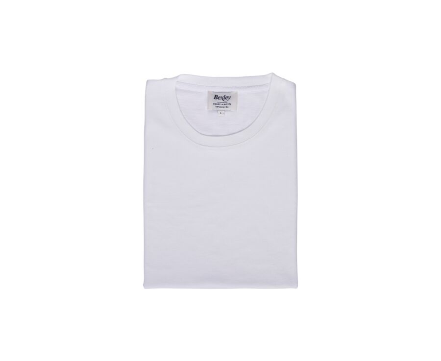Camiseta lisa de algodón orgánico Crudo - EDGAR III