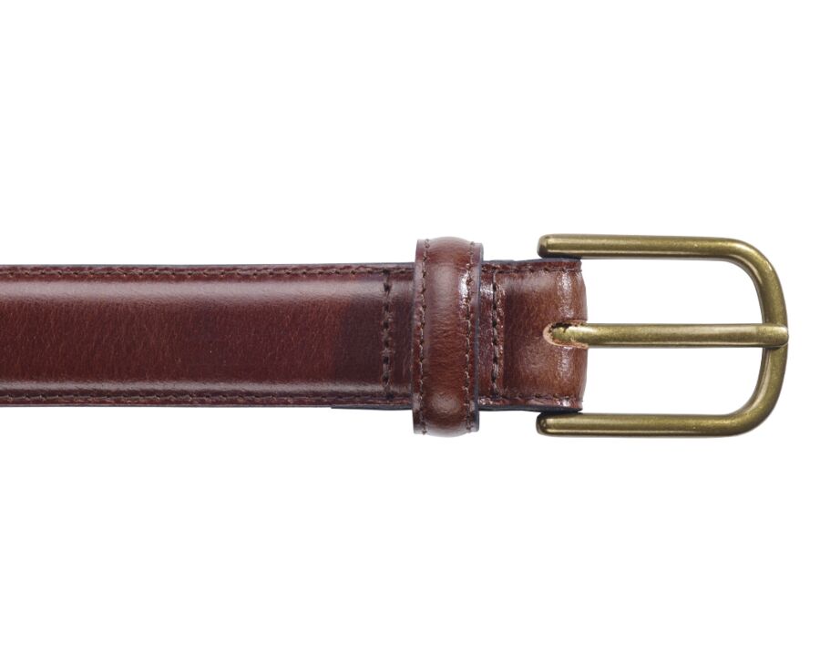 Cinturón de cuero hombre Chocolate patinado - SOUTHGATE