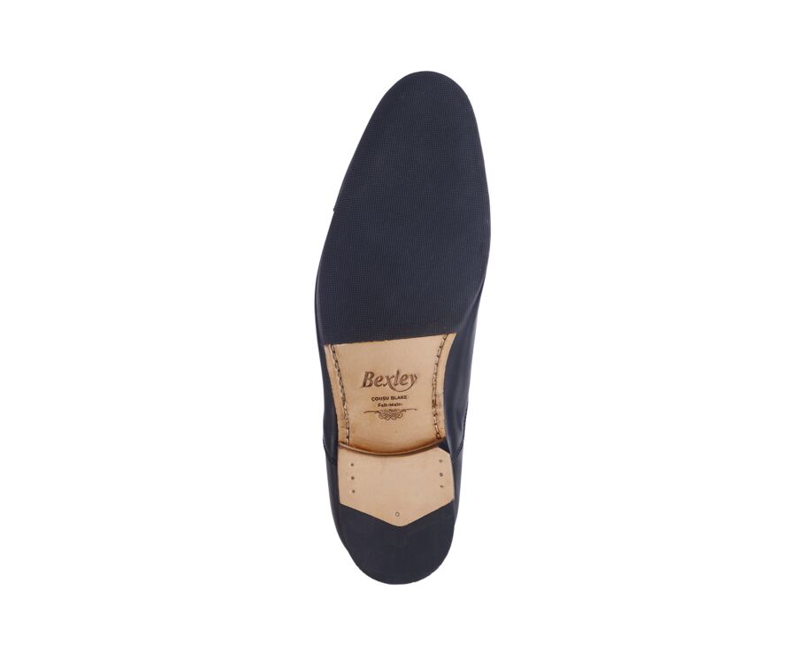 Zapato Oxford Negros - Suela de piel  - LENNOX PATIN