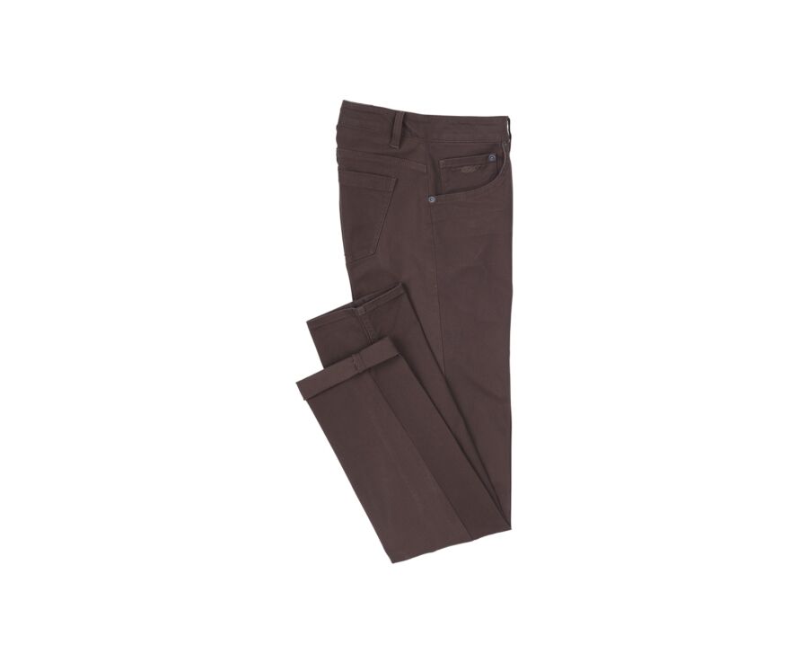 Pantalón 5 bolsillos hombre Chocolate - KARSON