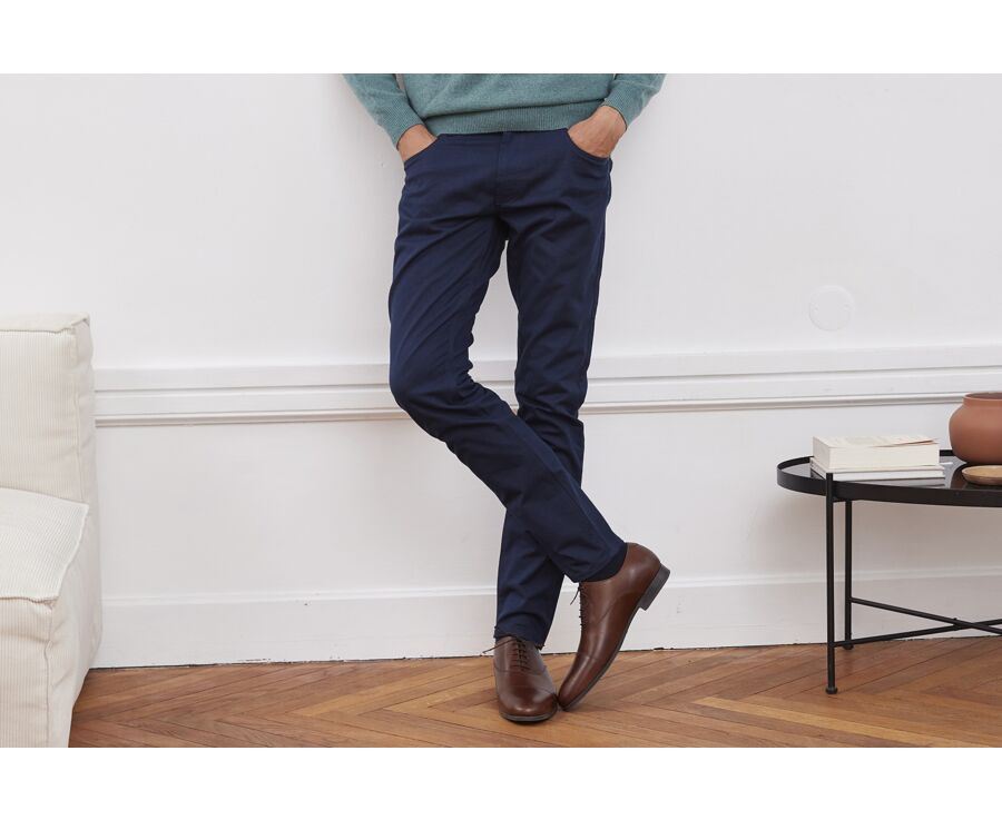 Pantalón 5 bolsillos hombre Marino - KARSON