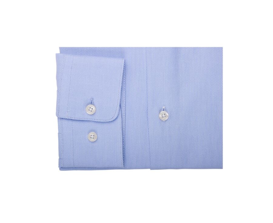 Camisa Celeste Oxford - Cuello italiano - OTTAVIO CLASSIC