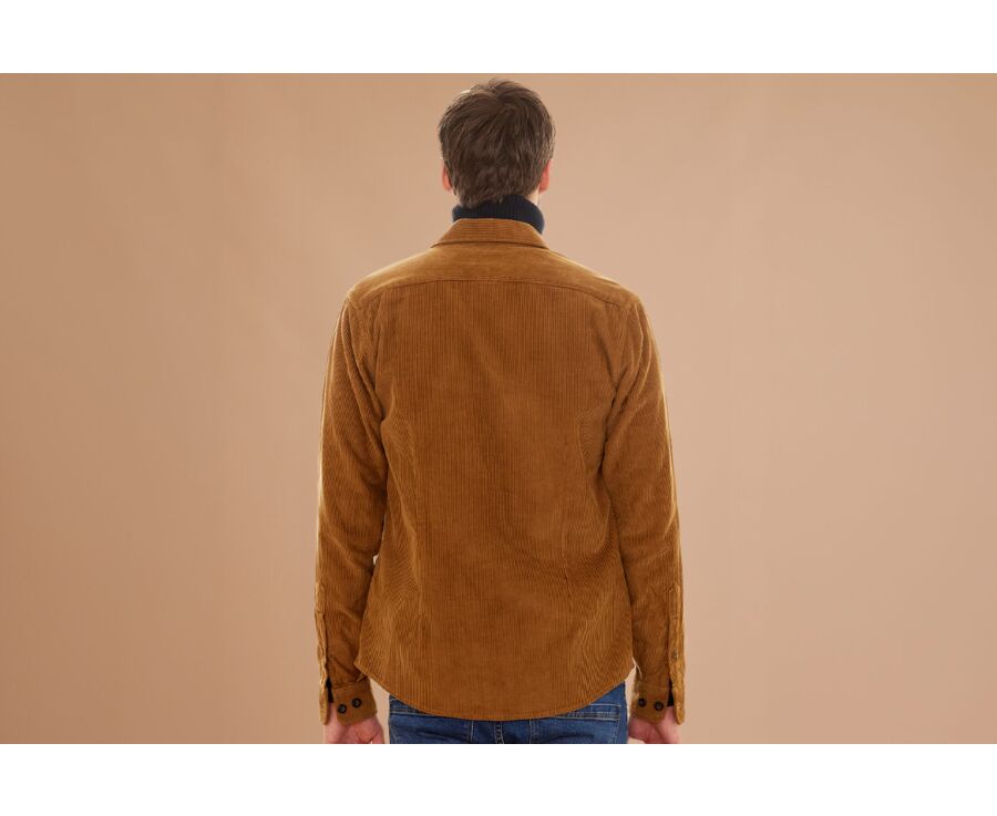 Sobrecamisa de terciopelo Gamuza - VICTORIN