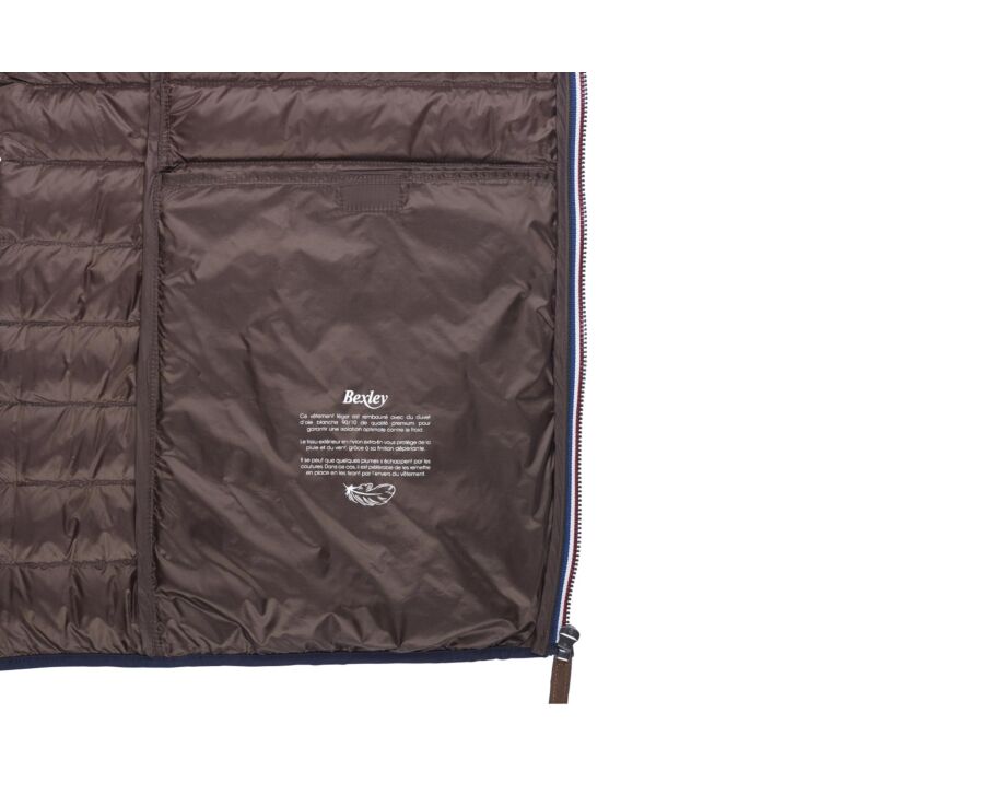 Chaqueta acolchada ligera con capucha para hombre Marino - SIVERT II